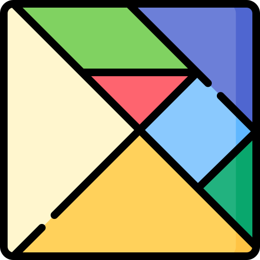 Tangram Special Lineal color icon