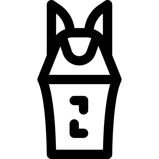 sarcofaag Basic Rounded Lineal icoon