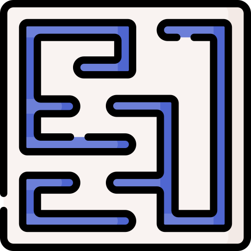 laberinto Special Lineal color icono