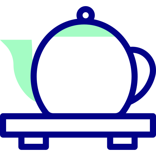 Teapot Detailed Mixed Lineal color icon