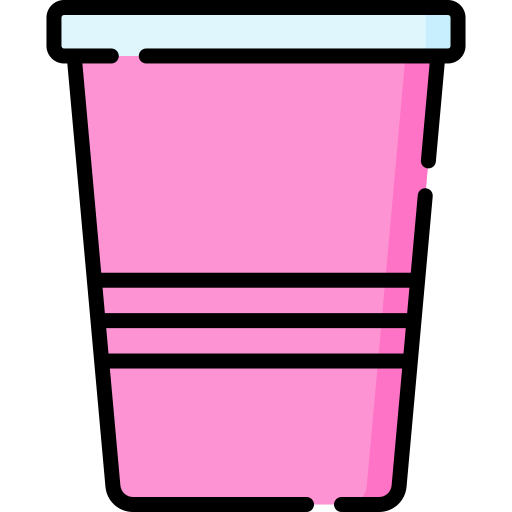 Plastic cup Special Lineal color icon