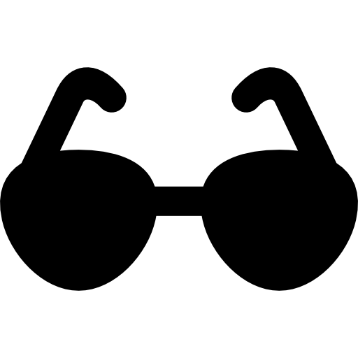 occhiali da sole moderni  icona