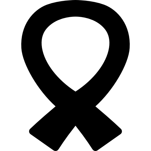 cinta de cáncer  icono