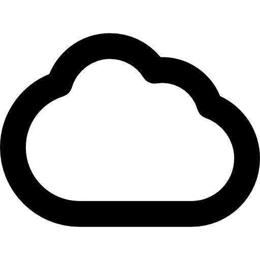 wirtualna chmura  ikona