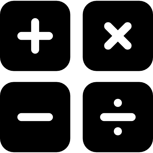simbolos matematicos  icono