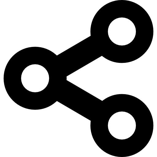 simbolo di condivisione  icona