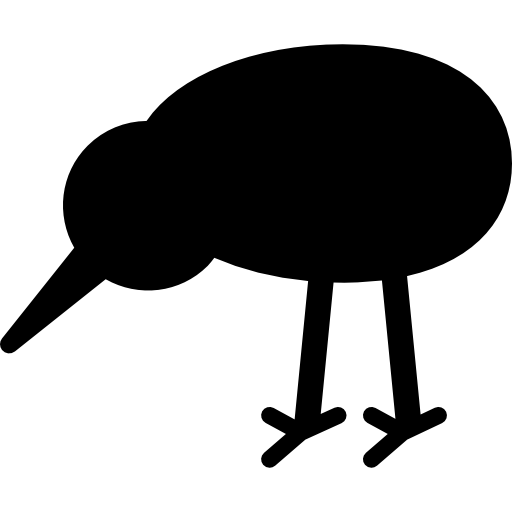 kiwi comiendo  icono
