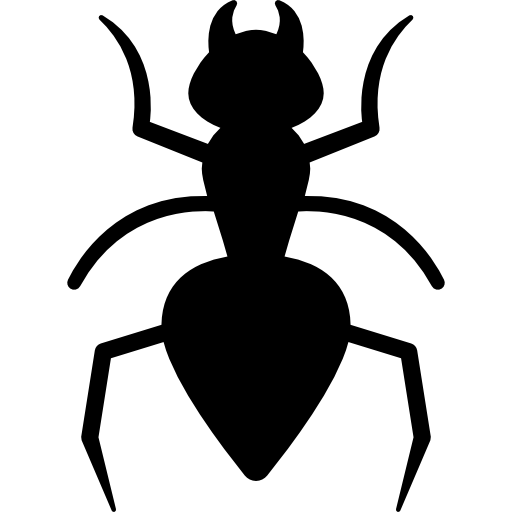formica rossa  icona