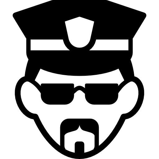 Policeman Head  icon