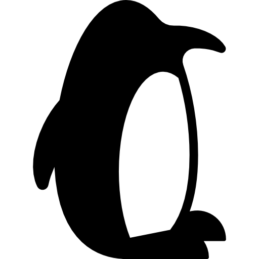 pingüino sentado  icono