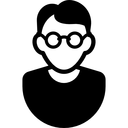 Мальчик в очках  иконка