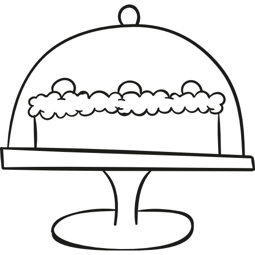 caja de pastel  icono