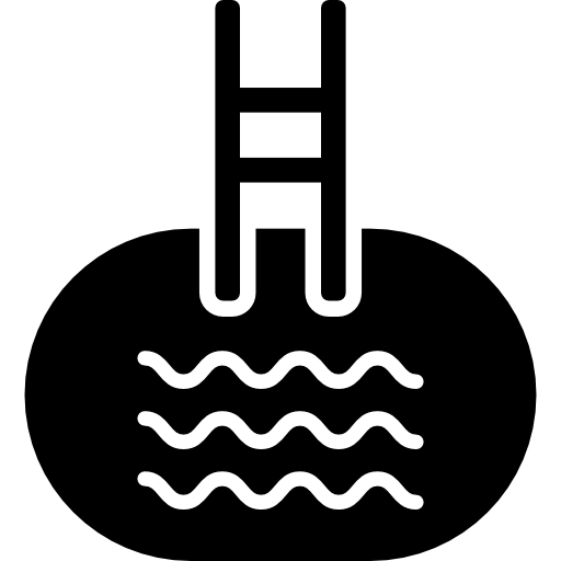 basen z drabinką  ikona