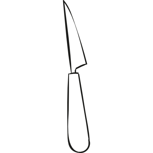 coltello sottile  icona