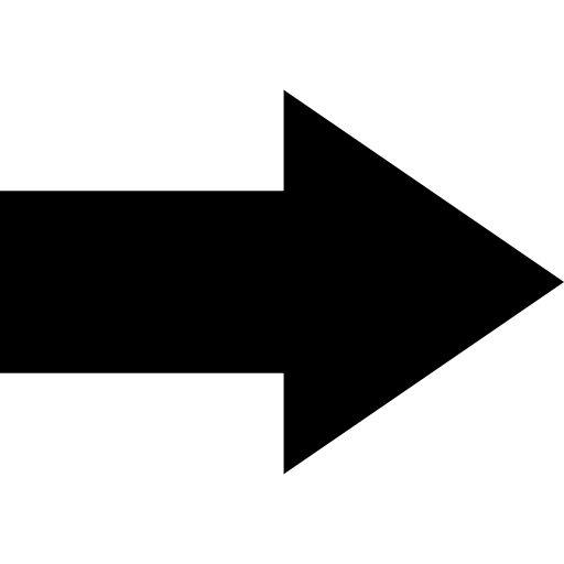 dirección de la flecha derecha  icono