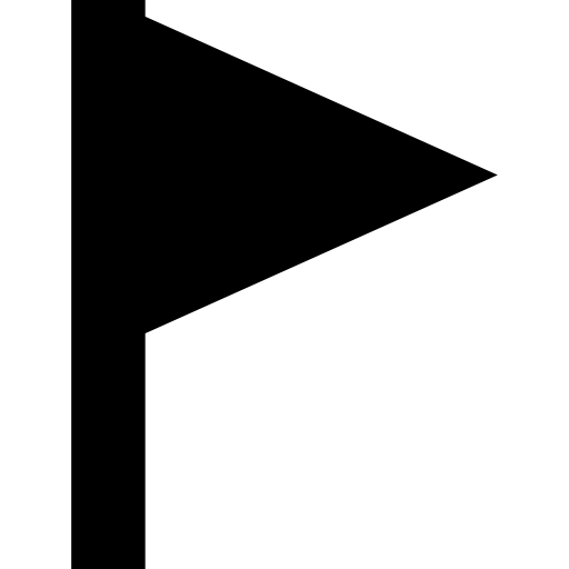 drapeau triangulaire  Icône