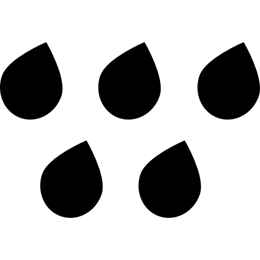 gotas de lluvia  icono