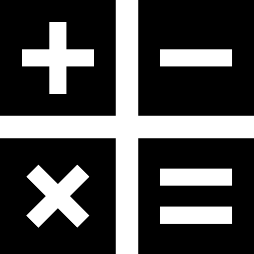 Calculation signs  icon