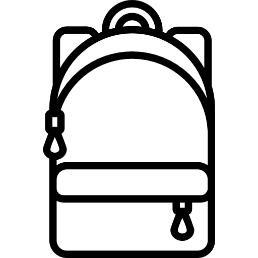 Children backpack  icon