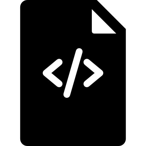 arquivo de código  Ícone