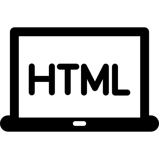 przeglądarka html laptopa  ikona