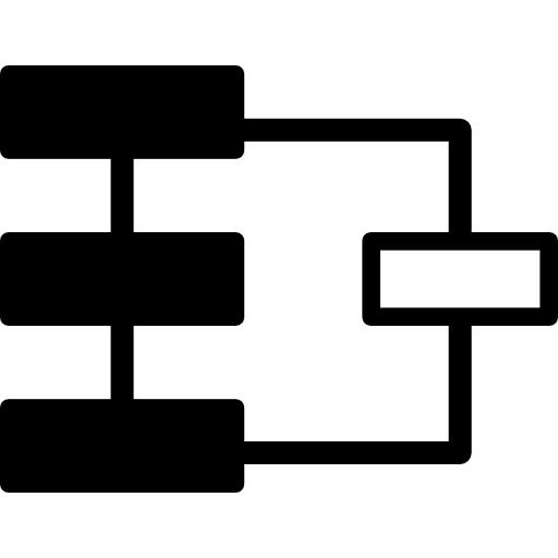 connectiviteitsdiagram  icoon