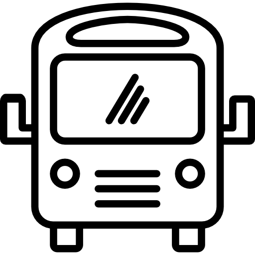 schoolbus voorzijde  icoon