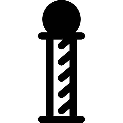 이발소의 간판 기둥  icon