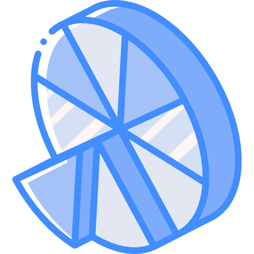 Analytics Basic Miscellany Blue icon