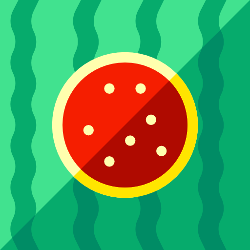watermeloen Adib Sulthon Flat icoon