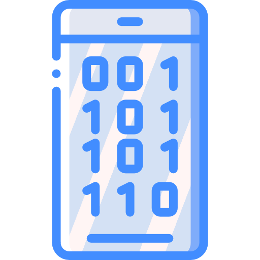 smartphone Basic Miscellany Blue icon