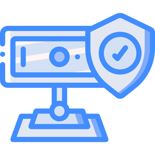 webcam Basic Miscellany Blue Icône