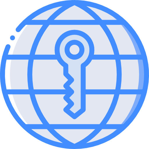 인터넷 Basic Miscellany Blue icon