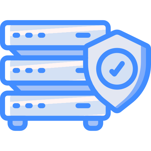 server Basic Miscellany Blue icon