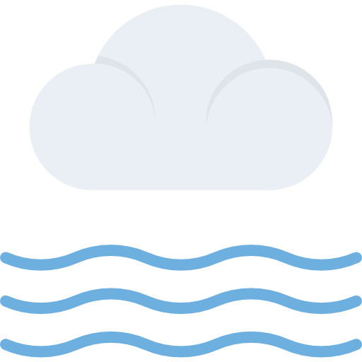 구름 Flat Color Flat icon