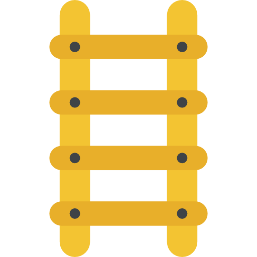 Ladder Flat Color Flat icon