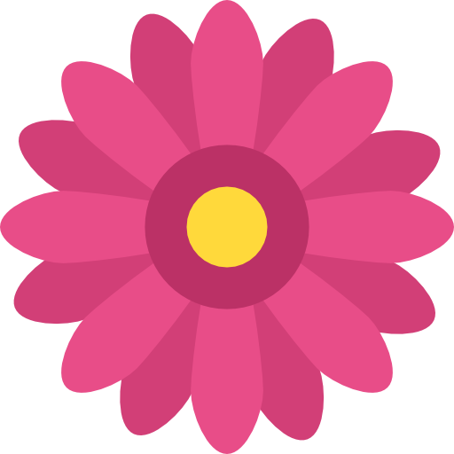 Цветок Flat Color Flat иконка