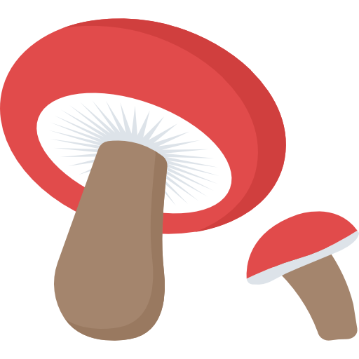 fungo Flat Color Flat icona