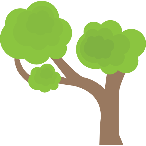 bonsai Flat Color Flat icoon