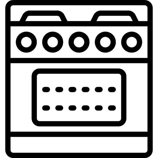 horno Basic Miscellany Lineal icono