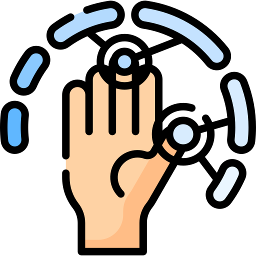 Gesture control Special Lineal color icon