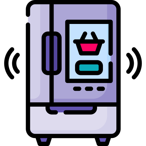 Smart fridge Special Lineal color icon