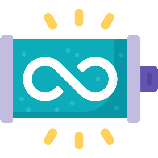 Infinity power Special Flat icon