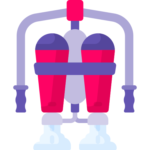 Jet pack Special Flat icon