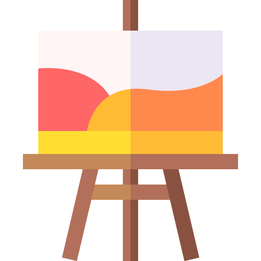 pintura Basic Straight Flat icono