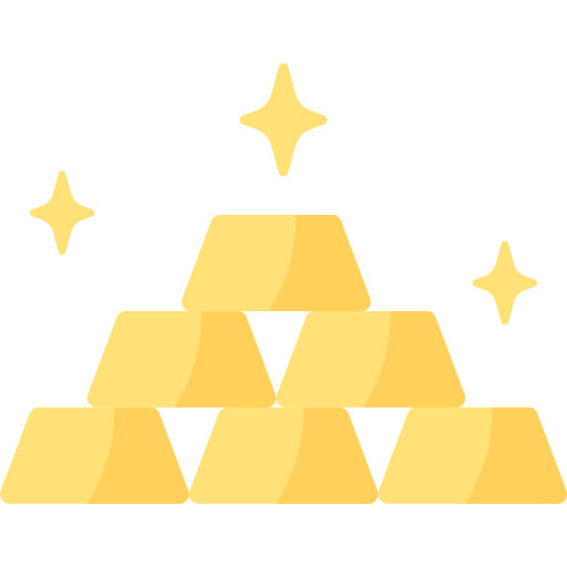 złoto Special Flat ikona