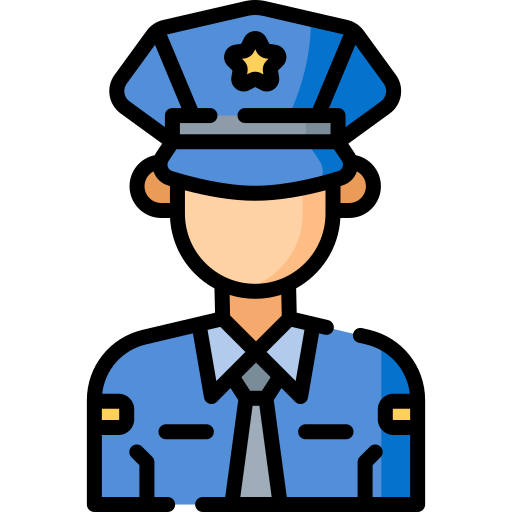 Полиция Special Lineal color иконка