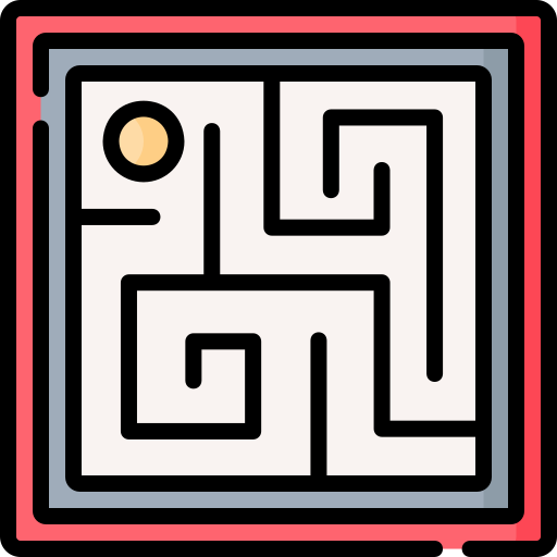labyrinth Special Lineal color icon