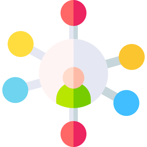 Networking Basic Straight Flat icon