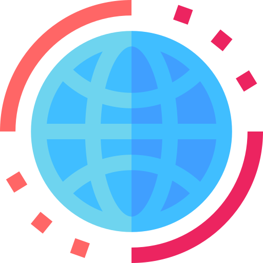 globaal Basic Straight Flat icoon